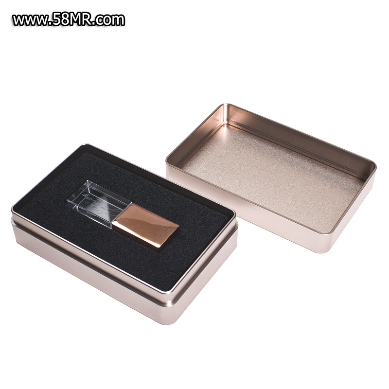 wedding metal USB box